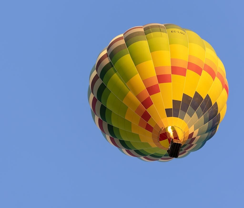 Colorful Hot Air Balloon in the Sky